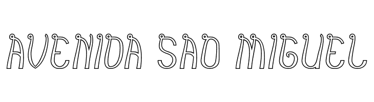 India Hair Style-Hollow  Free Fonts Download