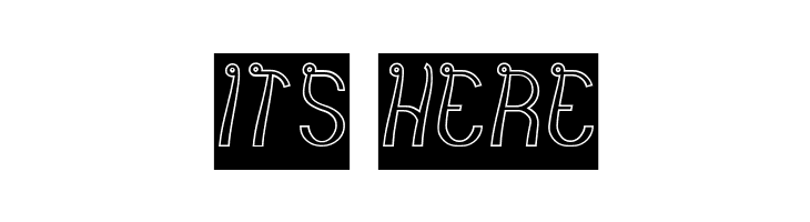 India Hair Style-Hollow-Inverse  Free Fonts Download