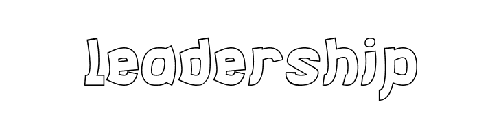 Jumping Running-Hollow  Free Fonts Download