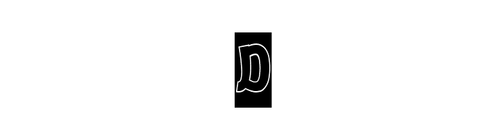 Jumping Running-Hollow-Inverse  Free Fonts Download
