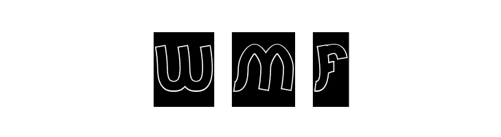 Jumping Running-Hollow-Inverse  Free Fonts Download