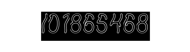 Keep Quite and Simple-Hollow-In  Free Fonts Download
