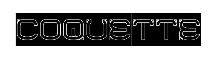 RAYNALIZ-Hollow  Free Fonts Download