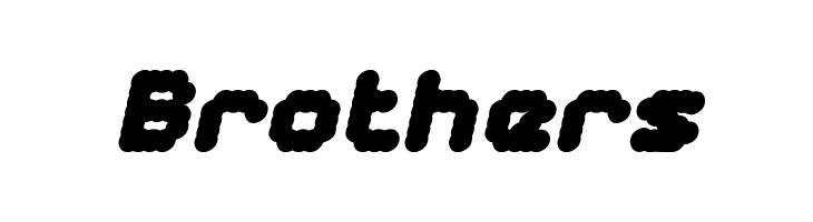 The Brain Italic  Free Fonts Download