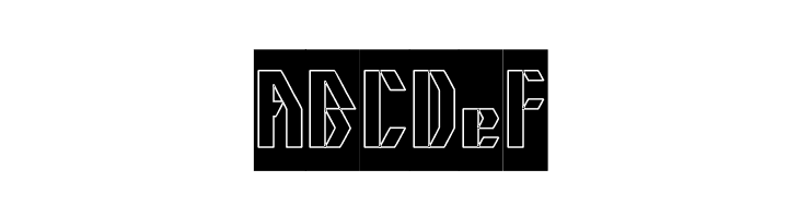 The Quick-Hollow-inverse  Free Fonts Download