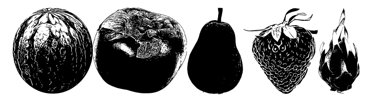 An Apple A Day Fruit Font  Free Fonts Download