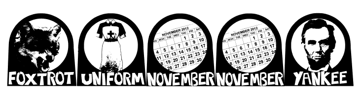 NATO Phonetic Alphabet  Free Fonts Download