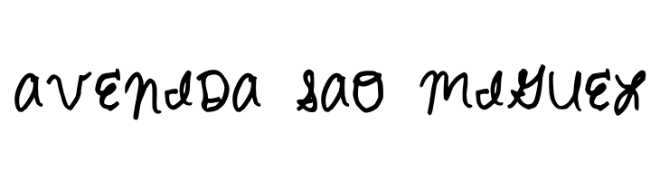 Who knows? Regular  Free Fonts Download
