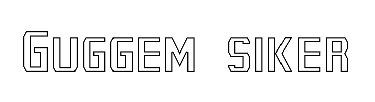 Cybernetyka Outline  Free Fonts Download