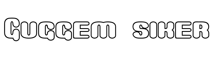 Monster Outline  Free Fonts Download