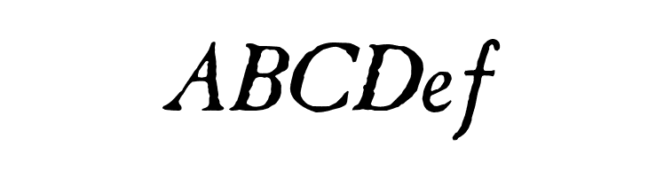 Caslon Antique Italic  Free Fonts Download