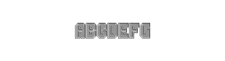 Chocobot Stacked Regular  Free Fonts Download