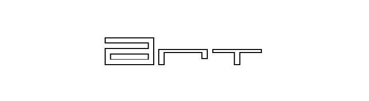 hardware requiem outline  Free Fonts Download