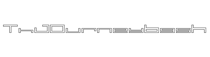 hardware requiem outline  Free Fonts Download