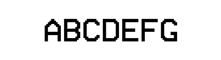 ModeSeven  Free Fonts Download