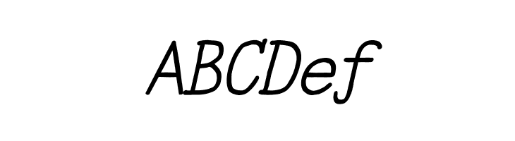 YOzFont04 Italic  Free Fonts Download