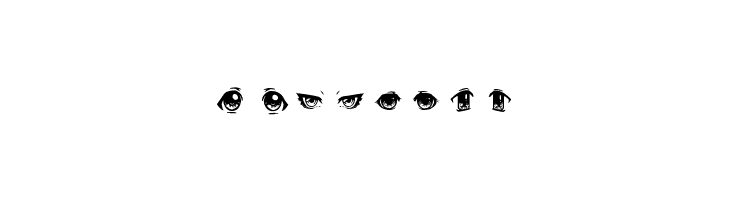 Anime Eyes  Free Fonts Download