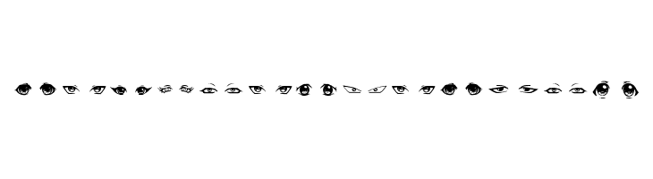 Anime Eyes  Free Fonts Download