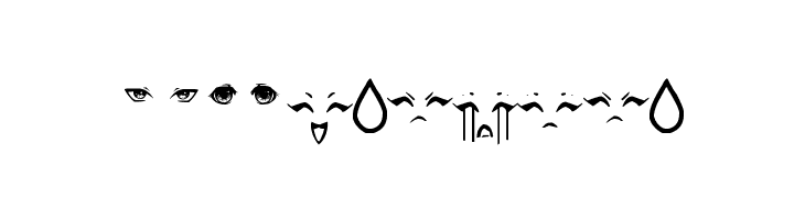 Anime Eyes  Free Fonts Download