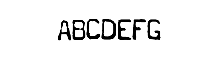 Typewriter - a602 [dead postman 2004]  Free Fonts Download