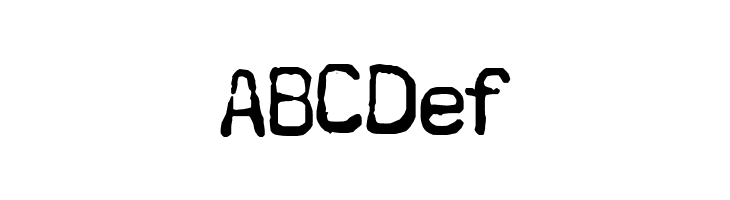 Typewriter - a602 [dead postman 2004]  Free Fonts Download