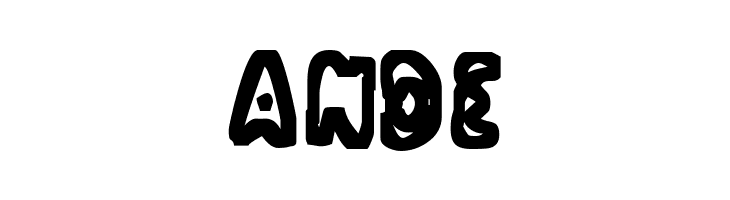 PoopedEyes ExtraBold  Free Fonts Download