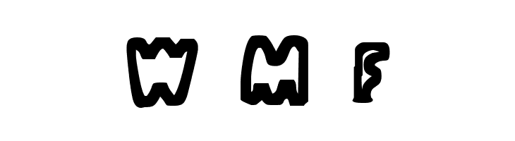 PoopedEyes ExtraBold  Free Fonts Download