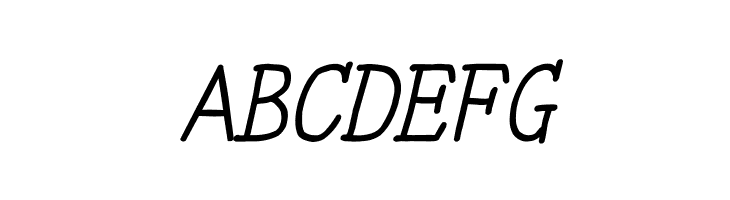 YOzFontE04 Italic  Free Fonts Download