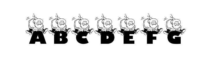 Jolly Santa  Free Fonts Download