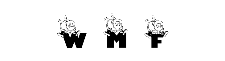 Jolly Santa  Free Fonts Download
