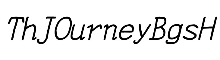 YOzFontN04 Italic  Free Fonts Download