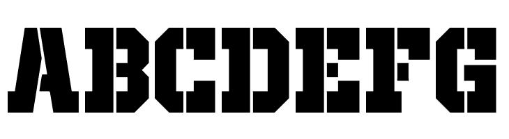 Giza Stencil CAPS  Free Fonts Download