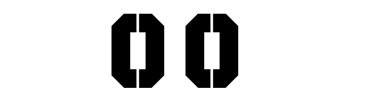 Giza Stencil CAPS  Free Fonts Download