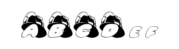 AL Fire Helmet  Free Fonts Download
