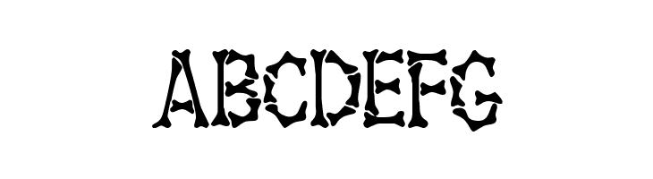 Bony Bones  Free Fonts Download