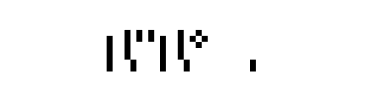 Amoebic kana BMP09  Free Fonts Download