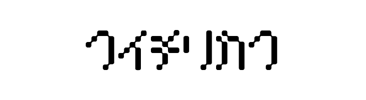 Amoebic kana  Free Fonts Download