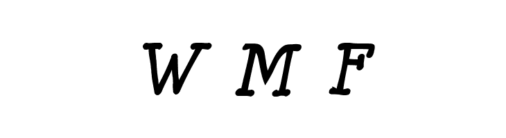 Mitchell Park East Bold Italic  Free Fonts Download