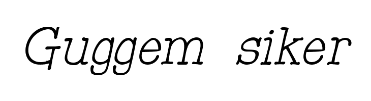 Mitchell Park East Italic  Free Fonts Download