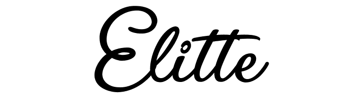 Elitte Bite Chocolate Font