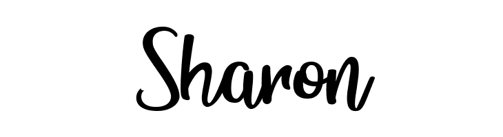 Sharon Bunch Blossoms Personal Use Font