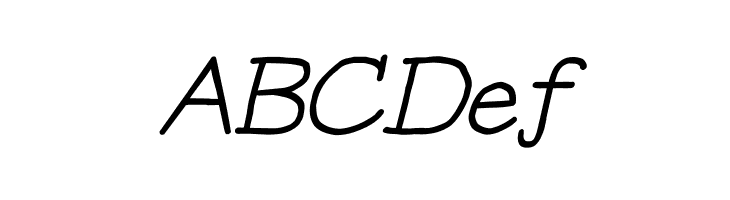 YOzFontAP97 Italic  Free Fonts Download