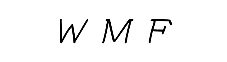 YOzFontCP97 Italic  Free Fonts Download