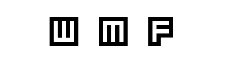 BM cube A8  Free Fonts Download