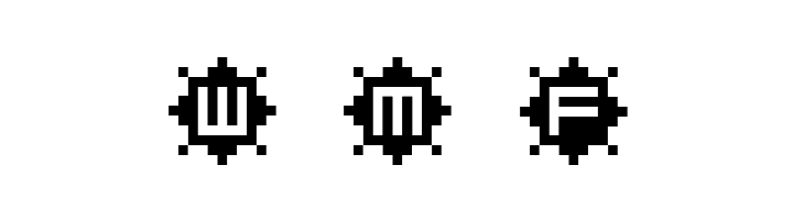 BM ruby A12  Free Fonts Download