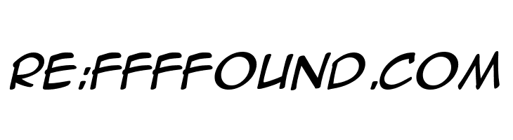 Anime Ace Italic  Free Fonts Download