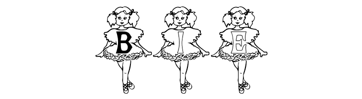 BJF Ballerina BJF Ballerina  Free Fonts Download