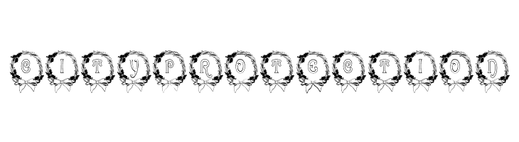 BJF Christmas Wreath  Free Fonts Download