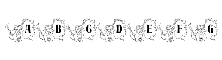 BJF Dragons  Free Fonts Download