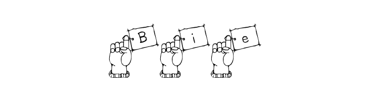 BJF Fingerprint  Free Fonts Download